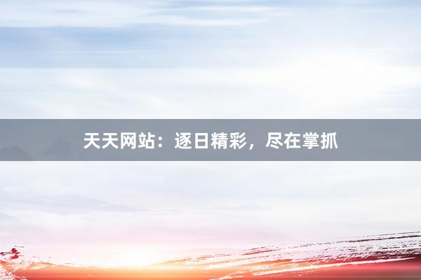 天天网站：逐日精彩，尽在掌抓